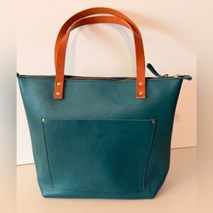 Portland Leather Goods Caribbean Medium zip tote